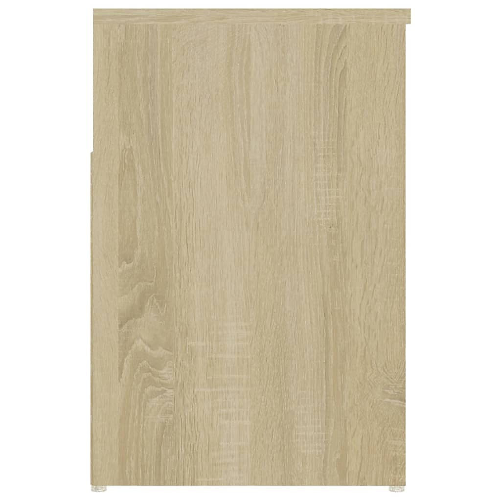 Berkfield Shoe Bench Sonoma Oak Engineered Wood Store Home-Furniture Kingdom